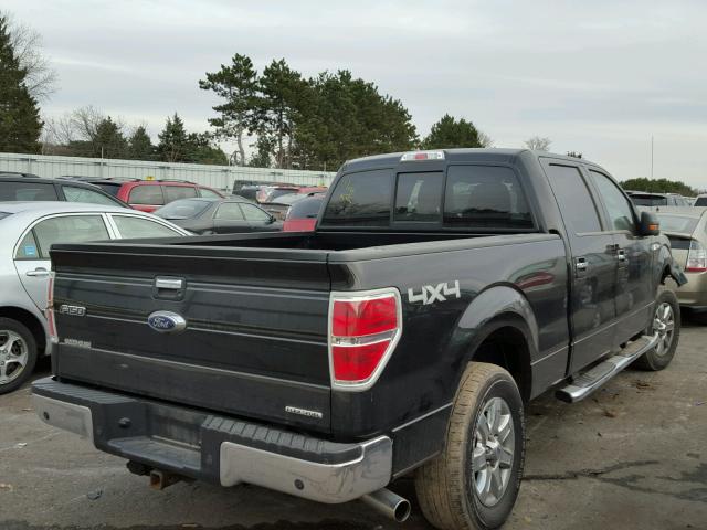 1FTFW1EF8DFD01520 - 2013 FORD F150 SUPER BLACK photo 4