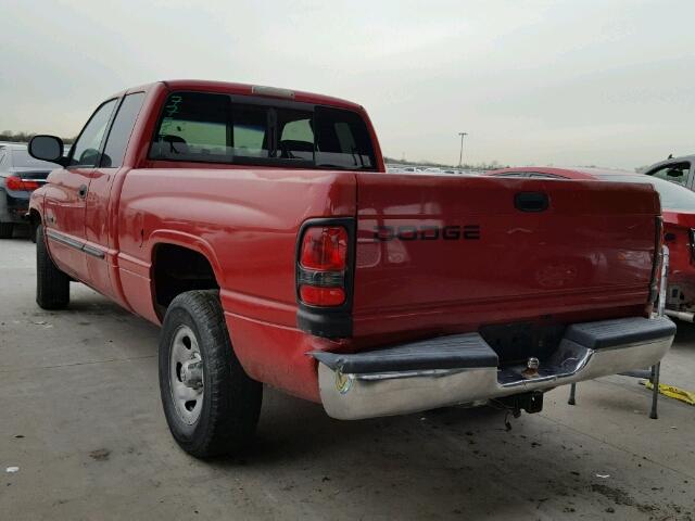 3B7HC13Y01G775641 - 2001 DODGE RAM 1500 RED photo 3