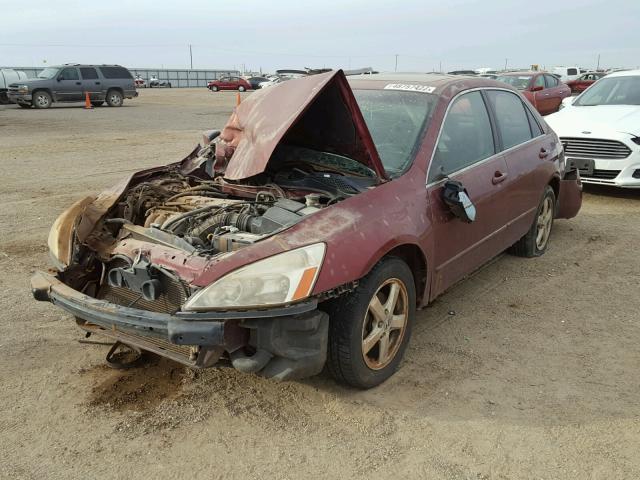 JHMCM56643C060536 - 2003 HONDA ACCORD EX RED photo 2