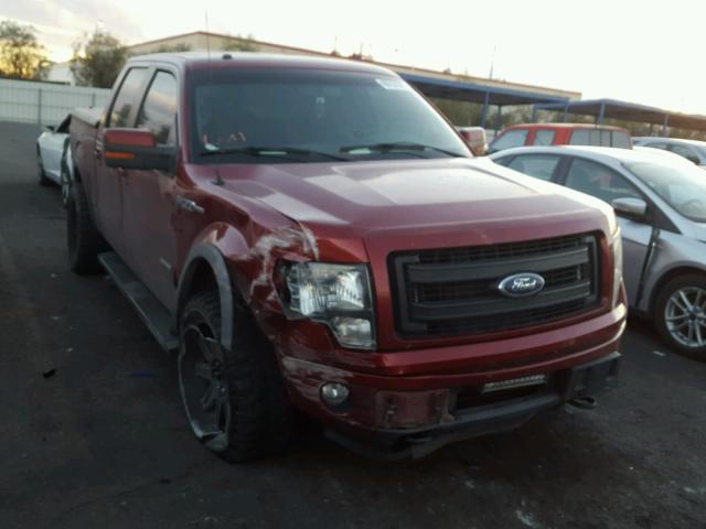 1FTFW1ET4DFD83512 - 2013 FORD F150 SUPER RED photo 1