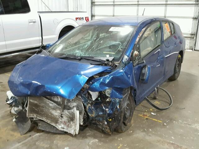 JHMZE2H30DS004920 - 2013 HONDA INSIGHT BLUE photo 2