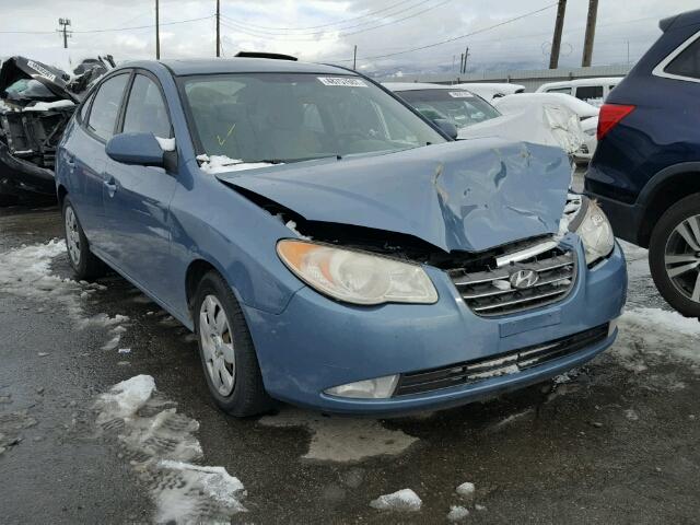 KMHDU46D57U097184 - 2007 HYUNDAI ELANTRA GL BLUE photo 1