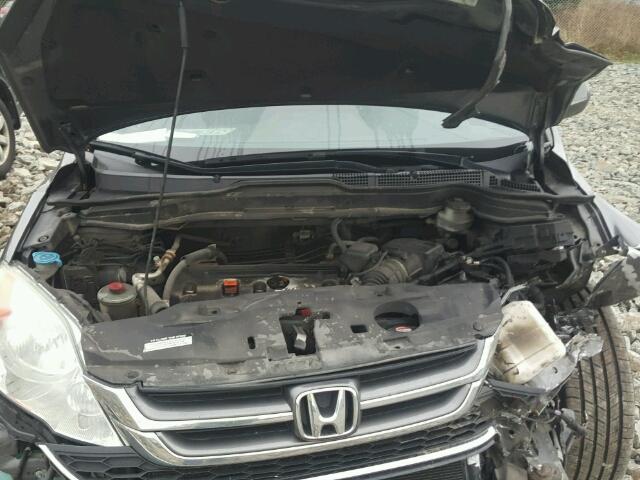 5J6RE4H59AL801147 - 2010 HONDA CR-V EX GRAY photo 7