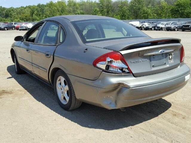 1FAFP55U01A142249 - 2001 FORD TAURUS SES BROWN photo 3