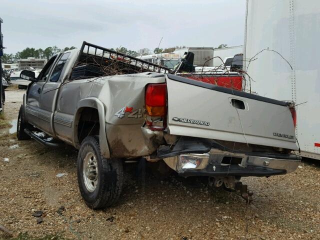 1GCGK29U2XE176426 - 1999 CHEVROLET SILVERADO GRAY photo 3