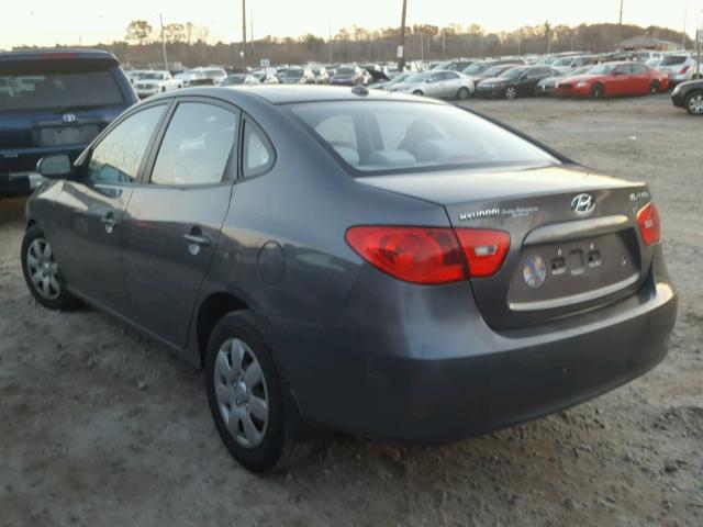 KMHDU46D98U566536 - 2008 HYUNDAI ELANTRA GL GRAY photo 3