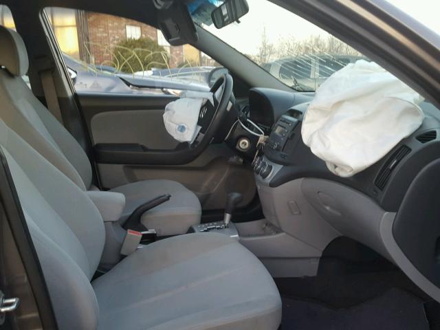 KMHDU46D98U566536 - 2008 HYUNDAI ELANTRA GL GRAY photo 5