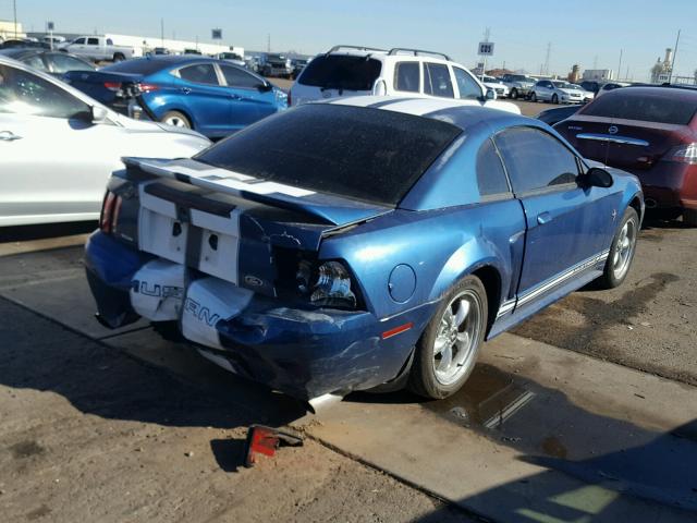 1FAFP4044YF146190 - 2000 FORD MUSTANG BLUE photo 4