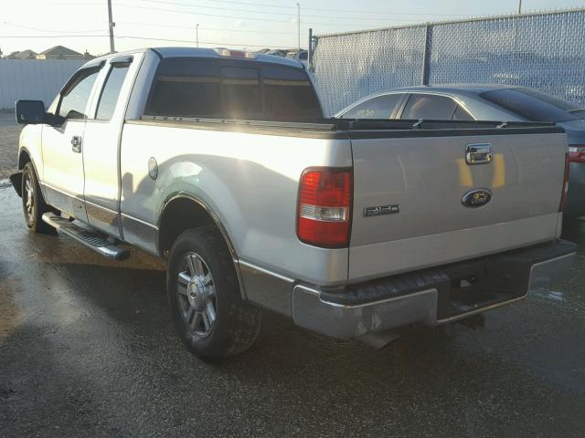 1FTPX12556NA18871 - 2006 FORD F150 SILVER photo 3