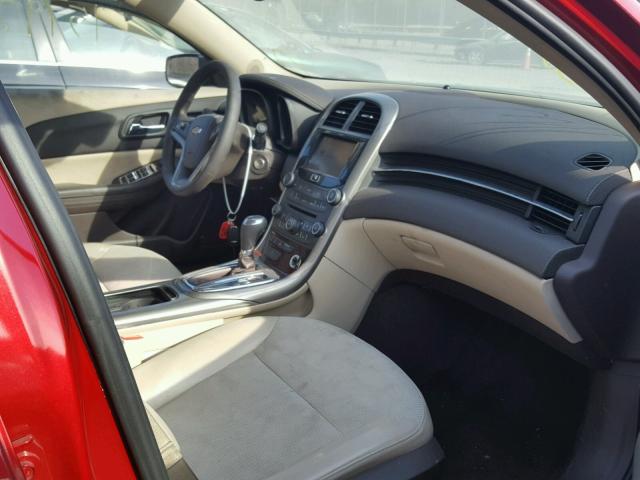 1G11D5RR6DF100834 - 2013 CHEVROLET MALIBU 1LT RED photo 5