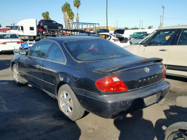 19UYA42431A031148 - 2001 ACURA 3.2CL BLACK photo 3