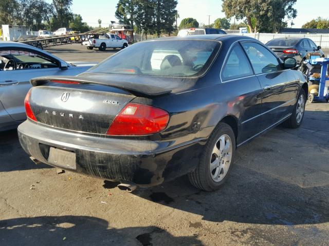 19UYA42431A031148 - 2001 ACURA 3.2CL BLACK photo 4