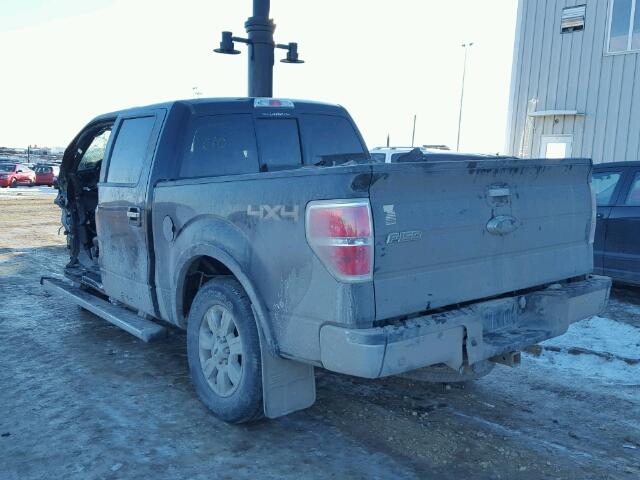 1FTFW1ET6BFC80041 - 2011 FORD F150 SUPER BLACK photo 3