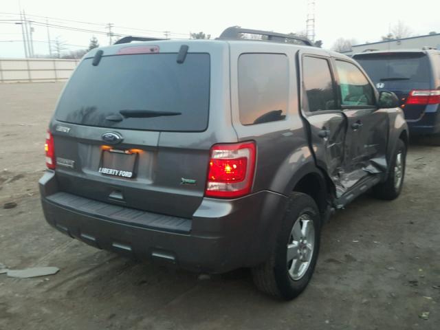 1FMCU9DG9CKB27427 - 2012 FORD ESCAPE XLT GRAY photo 4