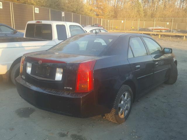 1G6DM57T660204431 - 2006 CADILLAC CTS RED photo 4