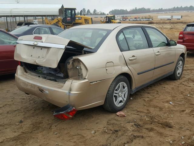 1G1ZS52F05F296831 - 2005 CHEVROLET MALIBU GOLD photo 4