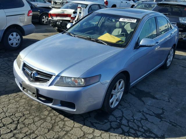 JH4CL96814C014336 - 2004 ACURA TSX BLUE photo 2