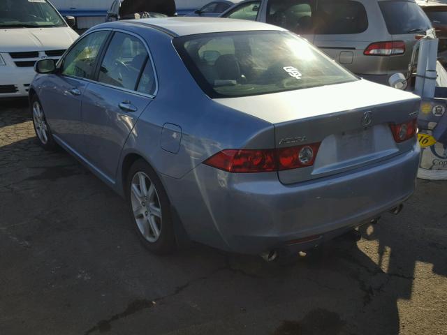 JH4CL96814C014336 - 2004 ACURA TSX BLUE photo 3