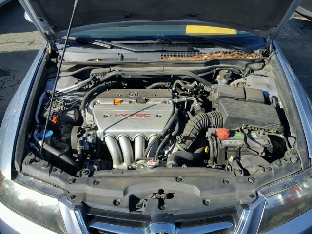 JH4CL96814C014336 - 2004 ACURA TSX BLUE photo 7