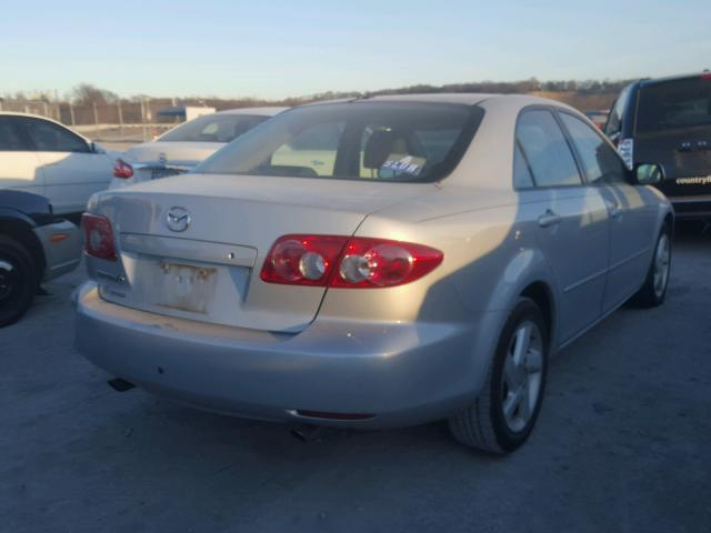 1YVFP80D435M09255 - 2003 MAZDA 6 S SILVER photo 4