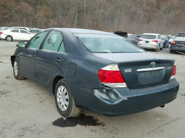 4T1BE30K65U097181 - 2005 TOYOTA CAMRY LE GREEN photo 3