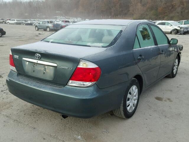 4T1BE30K65U097181 - 2005 TOYOTA CAMRY LE GREEN photo 4