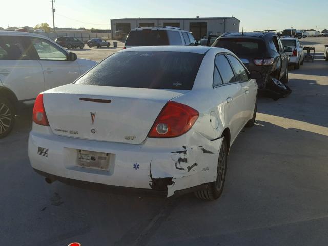 1G2ZH57N484150913 - 2008 PONTIAC G6 GT WHITE photo 4