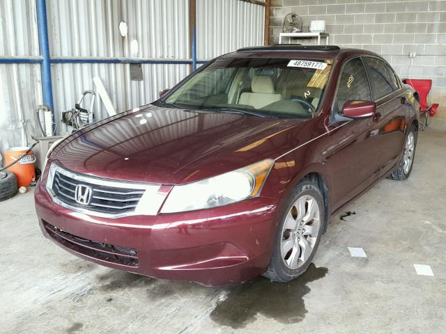 1HGCP26738A068857 - 2008 HONDA ACCORD EX MAROON photo 2