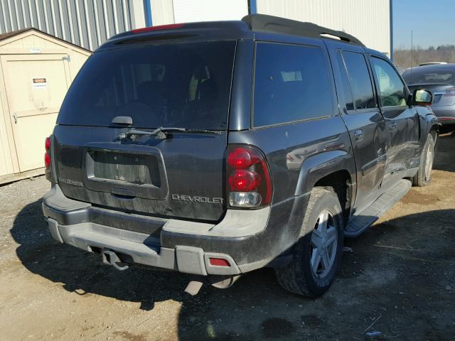 1GNET16S436144087 - 2003 CHEVROLET TRAILBLAZE BLACK photo 4