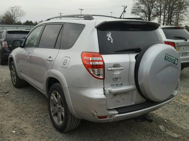 2T3RK4DV4CW089439 - 2012 TOYOTA RAV4 SPORT SILVER photo 3