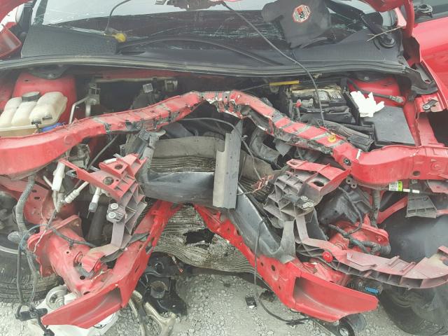 1FADP3F20EL235405 - 2014 FORD FOCUS SE RED photo 7