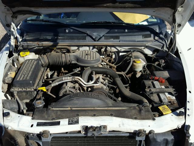 1B7GG22Y6XS264525 - 1999 DODGE DAKOTA WHITE photo 7