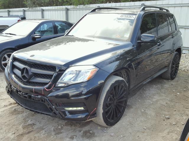 WDCGG5HB8EG158978 - 2014 MERCEDES-BENZ GLK 350 BLACK photo 2