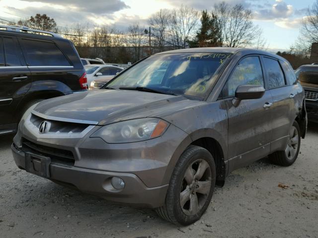 5J8TB18557A019436 - 2007 ACURA RDX TECHNO GRAY photo 2