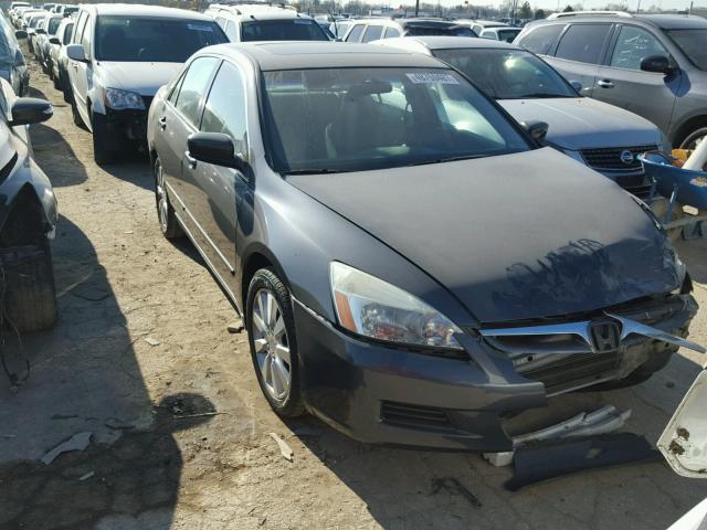 1HGCM66547A084238 - 2007 HONDA ACCORD EX GRAY photo 1