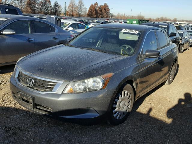 1HGCP263X8A011018 - 2008 HONDA ACCORD LX GRAY photo 2