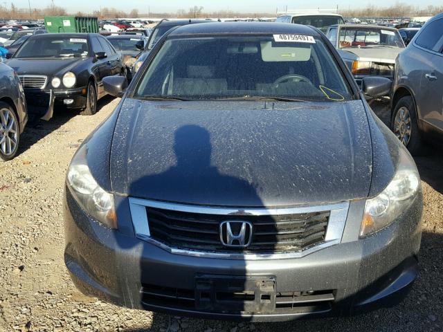 1HGCP263X8A011018 - 2008 HONDA ACCORD LX GRAY photo 9