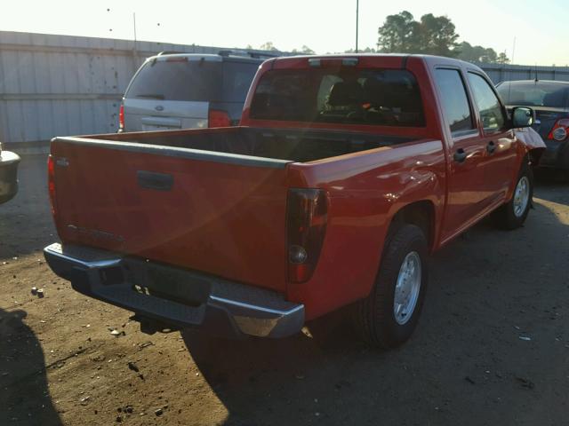 1GCCS136X48211632 - 2004 CHEVROLET COLORADO RED photo 4