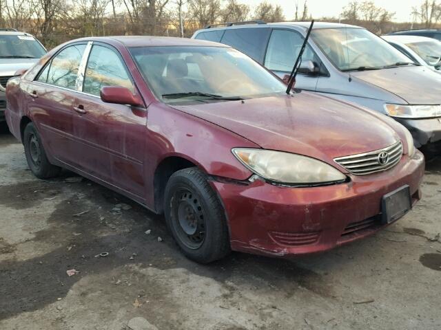 4T1BE32K65U099557 - 2005 TOYOTA CAMRY LE RED photo 1