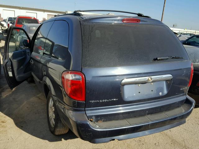 2A4GP54L57R317603 - 2007 CHRYSLER TOWN & COU BLUE photo 3