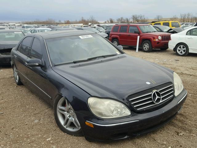 WDBNG70J2YA129400 - 2000 MERCEDES-BENZ S 430 BLACK photo 1