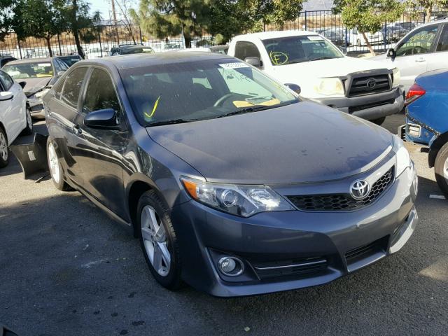 4T1BF1FK5DU678324 - 2013 TOYOTA CAMRY L GRAY photo 1