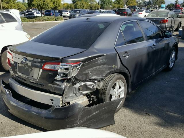 4T1BF1FK5DU678324 - 2013 TOYOTA CAMRY L GRAY photo 4