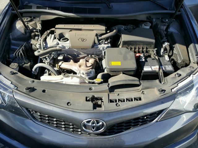 4T1BF1FK5DU678324 - 2013 TOYOTA CAMRY L GRAY photo 7