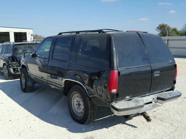 1GNEK13R4TJ326325 - 1996 CHEVROLET TAHOE K150 BLACK photo 3