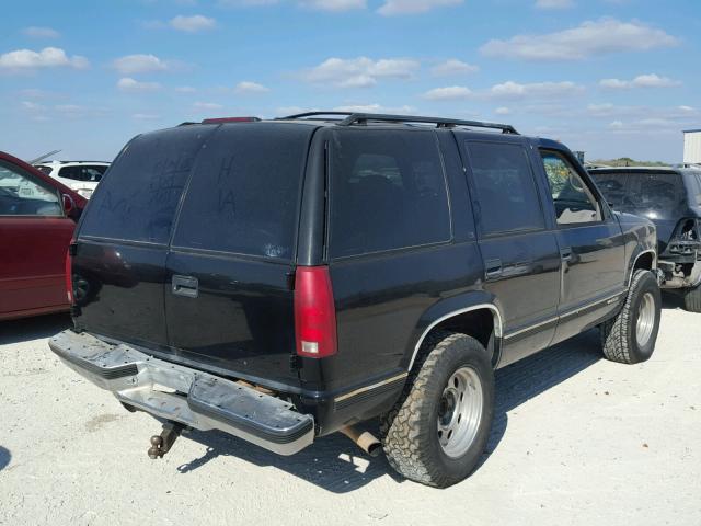 1GNEK13R4TJ326325 - 1996 CHEVROLET TAHOE K150 BLACK photo 4