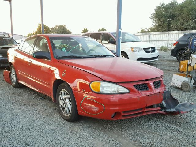 1G2NF52E33C251905 - 2003 PONTIAC GRAND AM S RED photo 1