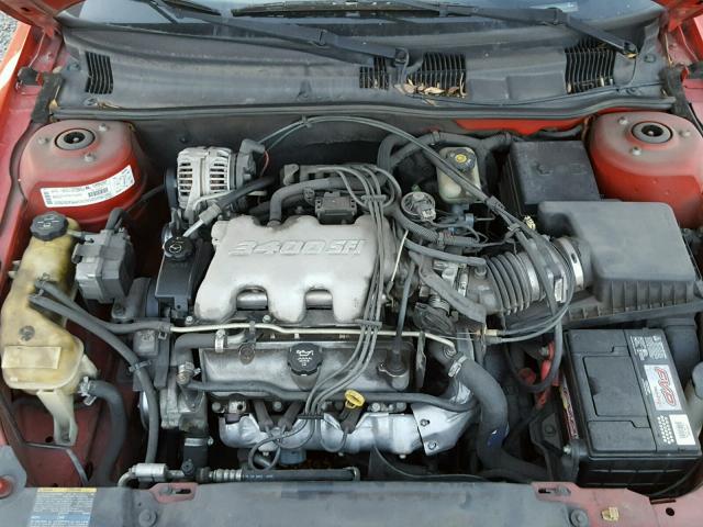 1G2NF52E33C251905 - 2003 PONTIAC GRAND AM S RED photo 7