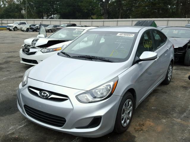 KMHCT4AE9DU519676 - 2013 HYUNDAI ACCENT GLS SILVER photo 2