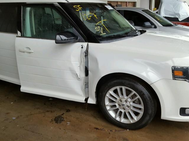 2FMGK5C82DBD01439 - 2013 FORD FLEX SEL თეთრი ფოტო 9